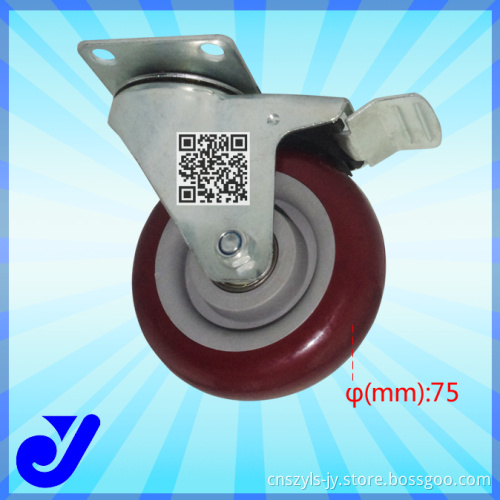 PU 3 Inch Caster for Movable Scaffold (JY-303)